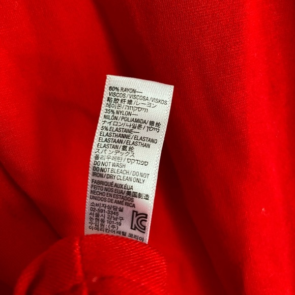 American Apparel red skater dress - Picture 7 of 10